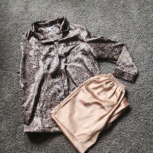 Croft & Barrow Leopard Print Top